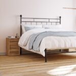 Richmond iron metal black divan headboard