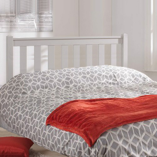 The Shaker Grey Wooden Headboard For Divan Beds