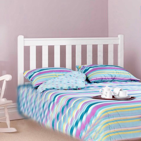 The Shaker White Wooden Headboard For Divan Beds