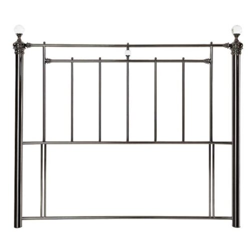 Trafalgar krystal black nickel headboard