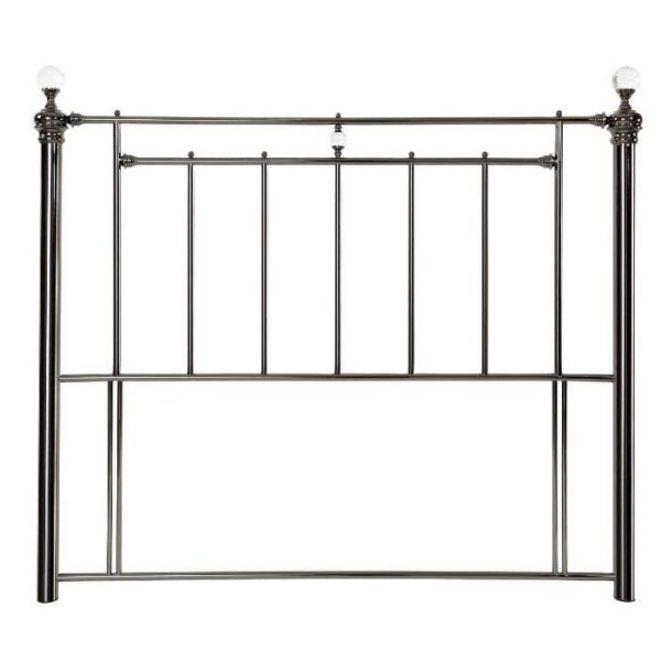 Trafalgar krystal black nickel headboard