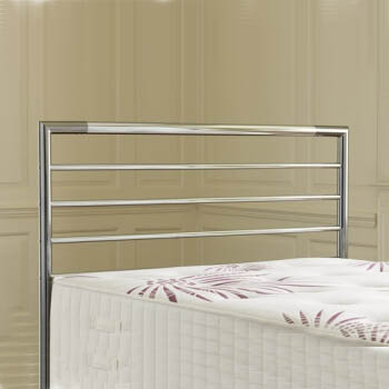 Urban chrome divan headboard