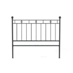 Victorian iron metal black headboard
