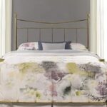 Warwick antique brass divan headboard