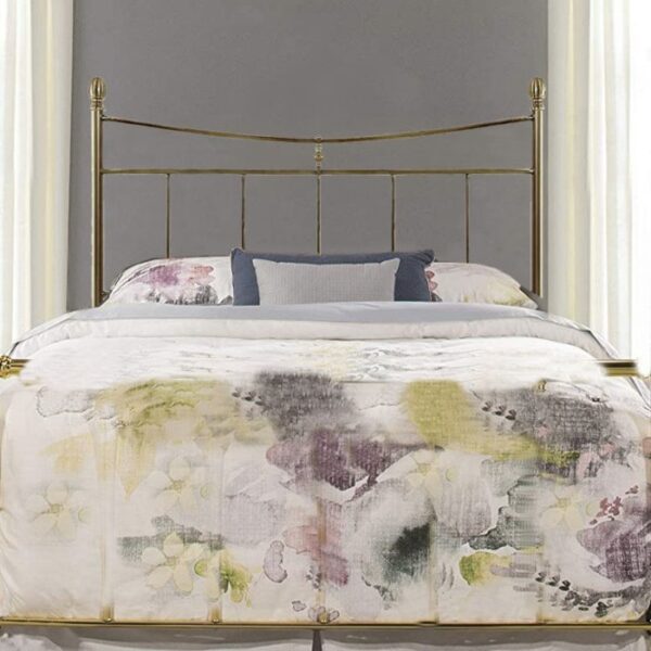 Warwick antique brass divan headboard