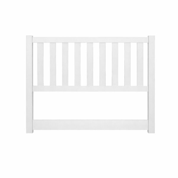Shaker white wooden headboard for divan beds