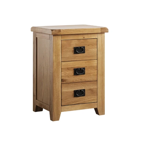 Minnesota 3 Drawer Bedside Table