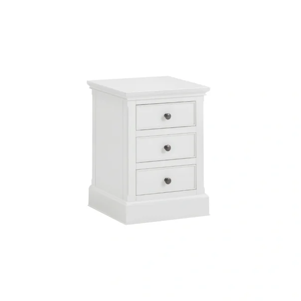 Verona 3 Drawer Bedside Table