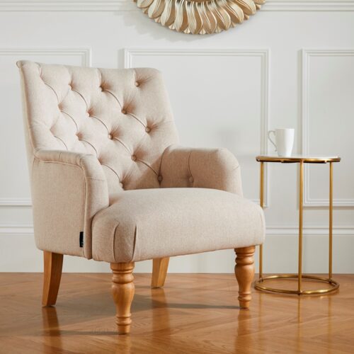 padstow bedroom chair in wheat