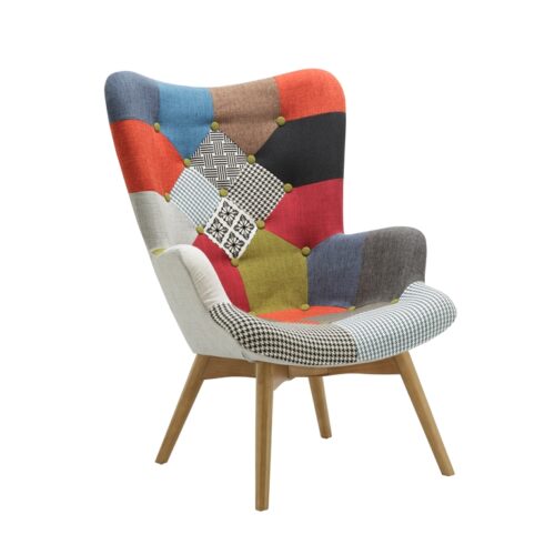 Sloane patchwork bedroom chair